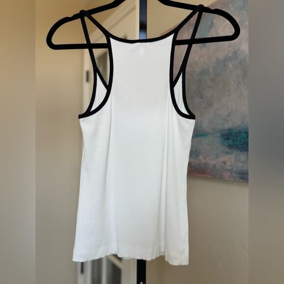 Pistola Paloma Everyday Tank in Le Blanc White and Noir Black Women’s Small - Picture 6 of 6